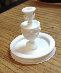 HO Scale Fountain – 12 Ft Wide 3D Printer Model