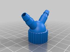 Double O2 Fit For Oxygen Tank 3D Printer Model