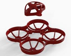 Raptor Whoop Frame And Canopy 3D Printer Model