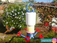 Bebedero Colibrí, Hummingbird Feeder 3D Printer Model