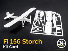 Fi 156 Storch Kit Card 3D Printer Model