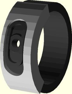 GLaDOS Dual Color Ring 3D Printer Model