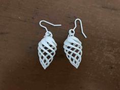 Spiral Earring 3D Printer Model