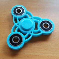 Stylized Fidget Spinner 3D Printer Model