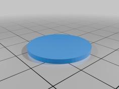 .25 Cent Coin 3D Printer Model