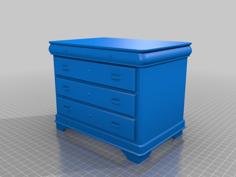 A Wooden Chest Of Drawers 3D Printer Model