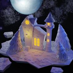 Night Castle 3D Printer Model