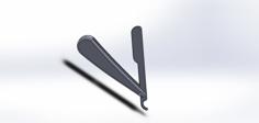 Straight Razor 3D Printer Model