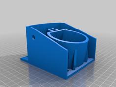 EV Charge Plug Holder / Typ2 Halter Geneigte Variante 3D Printer Model