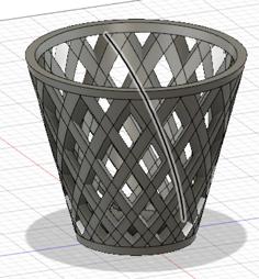 Cut Out Basket Or Pot 3D Printer Model