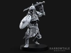 Skeleton Warrior 3D Printer Model