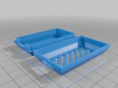 ESP32 Extended Antenna Board Project Case W/ More Vents 3D Printer Model