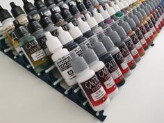 Dropper Paint Bottle Rack – Any Length 3D Printer Model