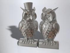 His And Her Owls 3D Printer Model