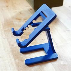 Phone Stand, Articulated & Print-In-Place 3D Printer Model