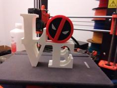 Love Deadpool 3D Printer Model