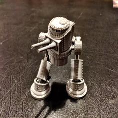 15mm Low Tech (Clanker) Mech 3D Printer Model