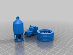 Farm Key Chain 3D Printer Model