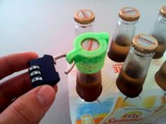 Beer Bottle Lock 3D Printer Model