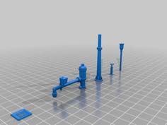 Wasserkran / Water Standpipe (gauge H0) 3D Printer Model