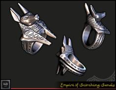 Anubis Ring – RPG Prop 3D Printer Model