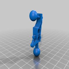 Toa Mata Bent Arm 3D Printer Model