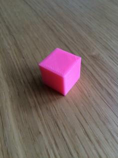 20 Mm Test Cube 3D Printer Model