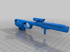 Rail Gun Sniper Rifle 3D Printer Model