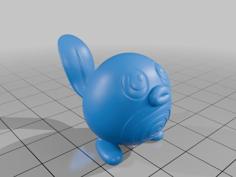 Pokemon Poliwag #60 – Optimized For 3D Printing 3D Printer Model