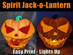 SPIRIT JACK-O-LANTERN 3D Printer Model