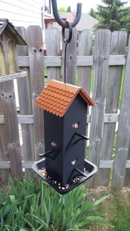 Tall Bird Feeder 3D Printer Model