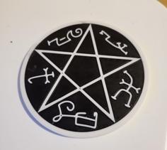 Supernatural Devil’s Trap Coaster 3D Printer Model