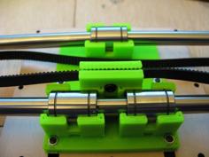 Linear Bearing X Axis Carriage For ToM 3D Printer Model