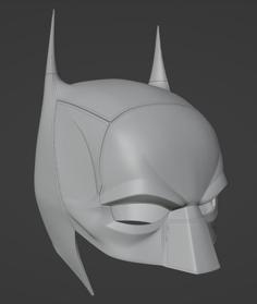 Batman Helmet/Cowl/Mask/Ears – Separated By Printable Parts 3D Printer Model