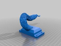 Curtain Hook Snake 3D Printer Model