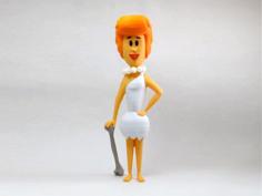 Wilma Flintstone 3D Printer Model