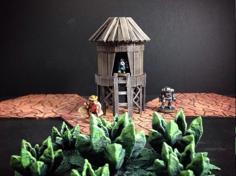 Stilt Hut (15mm Scale) 3D Printer Model