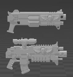 Revolving Bolt Rifle 3D Printer Model