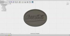 Coca-Cola Coaster 3D Printer Model