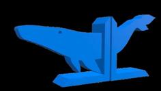 Whale Bookends 3D Printer Model