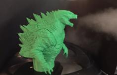 Godzilla Instant Pot Steam Diverter 3D Printer Model