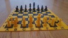 Chess Bord And Pieces 3D Printer Model