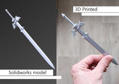 Master Sword From Zelda 3D Printer Model