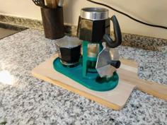 Moka Pot – Bialetti – 3 Cups – Fancy Dryer/stand 3D Printer Model