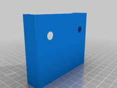 Simple Workshop Telephone Holder With Countersunk Screw Mount 3D Printer Model