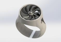 Ring Jet Engine 3D Printer Model