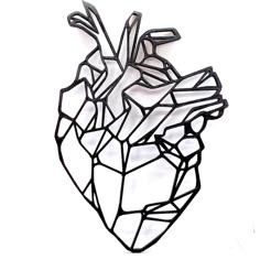 Anatomical Heart Wall Art 3D Printer Model