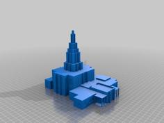 Idaho Falls Idaho Temple 3D Printer Model