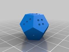 Custom Double Six Sided Dice – DD6 3D Printer Model