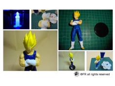 Dragon Ball Vegeta Bottom / 達爾底座 3D Printer Model